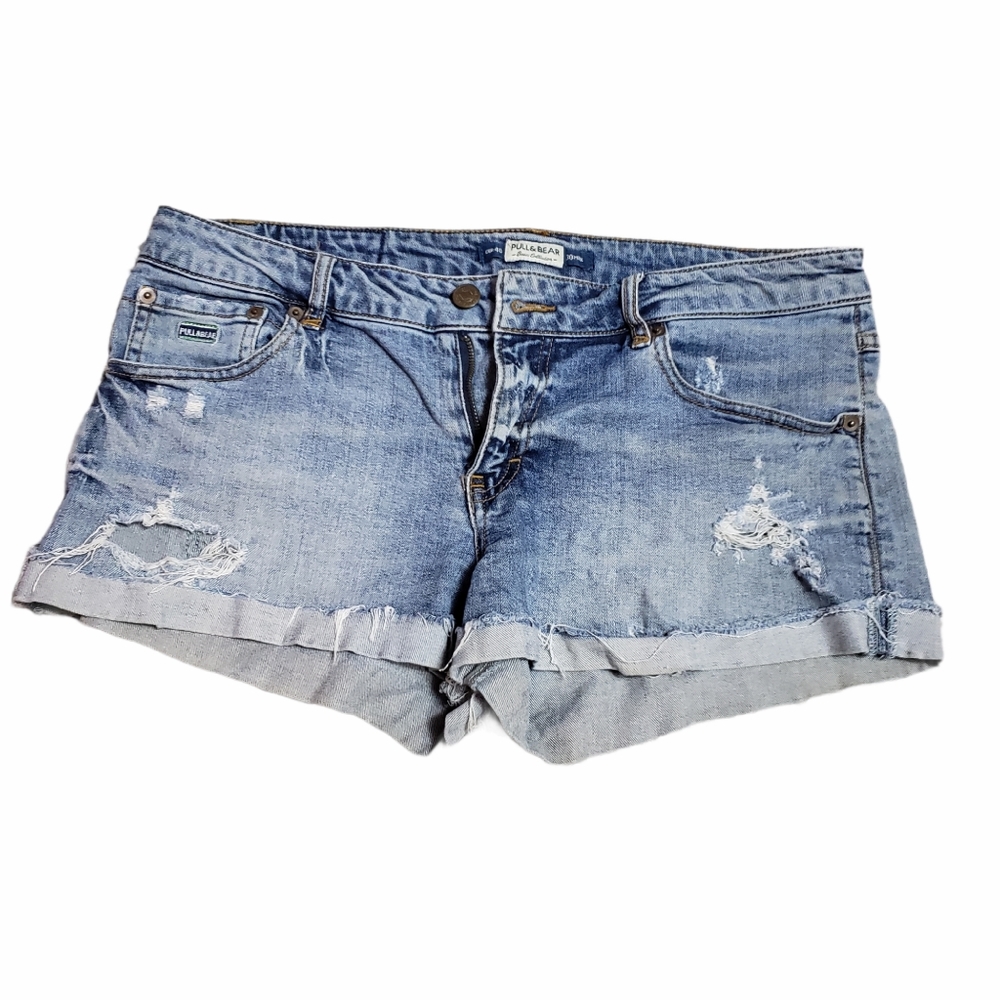 Pull Bear Jean Shorts - Picture 2 of 4